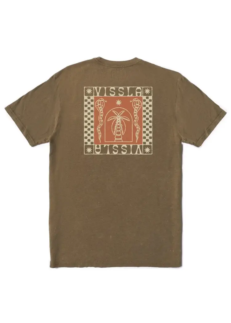 Vissla Serpents Cosmic Wash Tee Chocolate