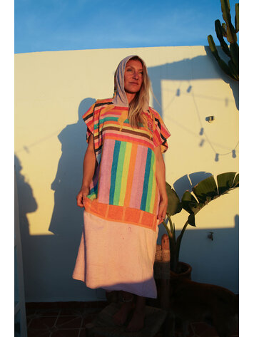 Pray For Waves Friendly Poncho Golden Hour