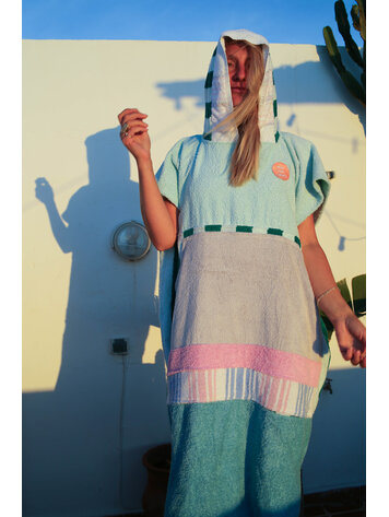 Pray For Waves Friendly Poncho Moonlight