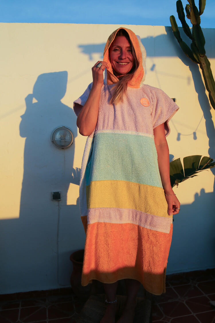 Pray For Waves Friendly Poncho Caipirinha