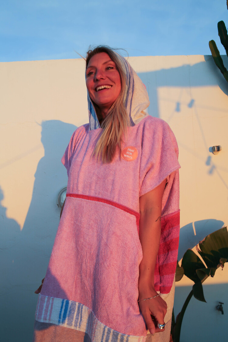 Pray For Waves Friendly Poncho Bermuda