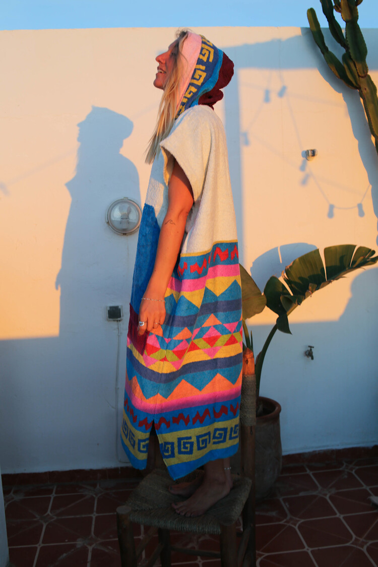 Pray For Waves Friendly Poncho Santa Cruz