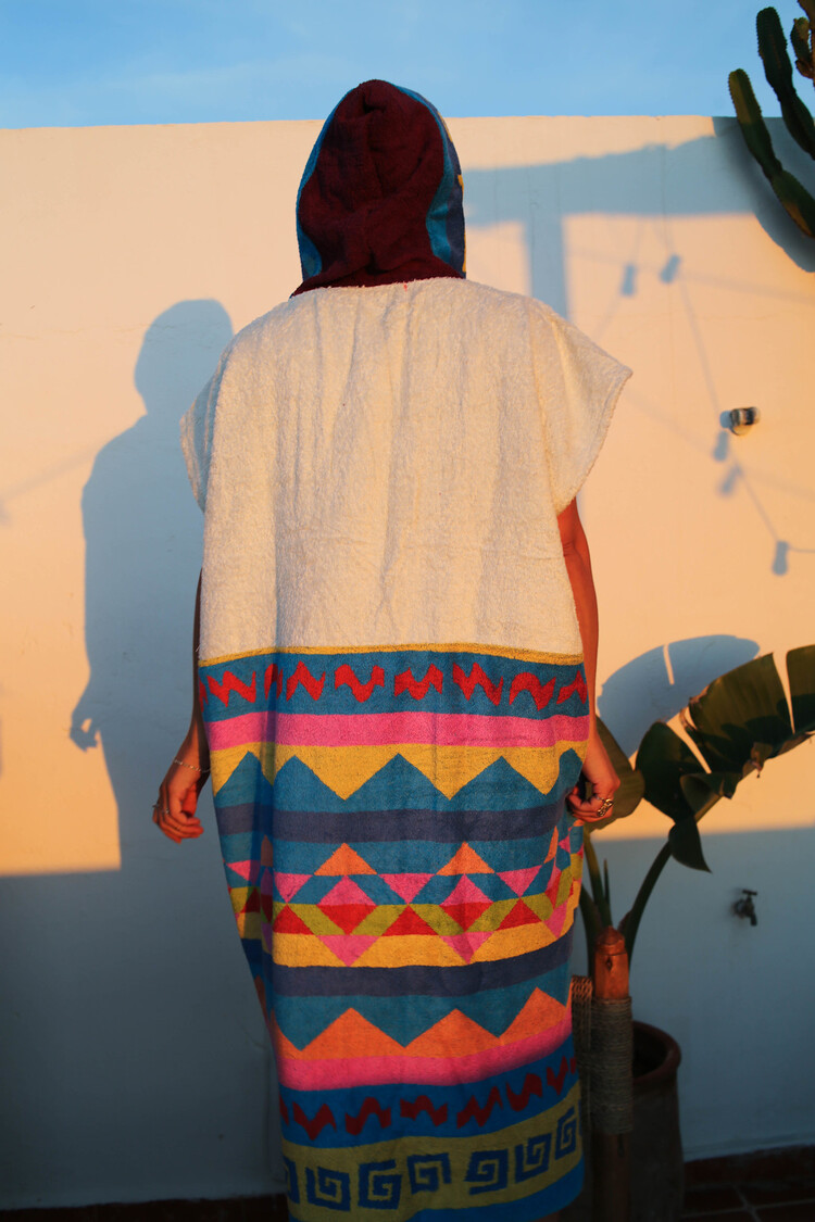 Pray For Waves Friendly Poncho Santa Cruz