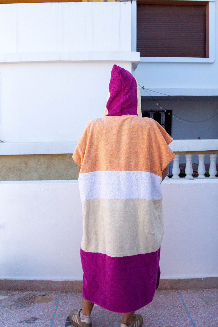 Pray For Waves Friendly Poncho Soleil