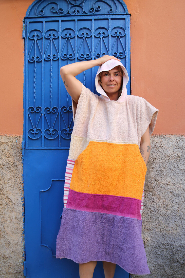 Pray For Waves Friendly Poncho Long Island