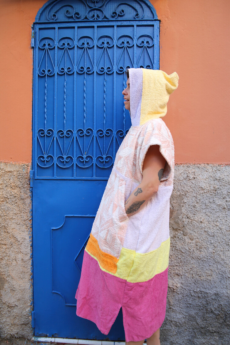 Pray For Waves Friendly Poncho Havana