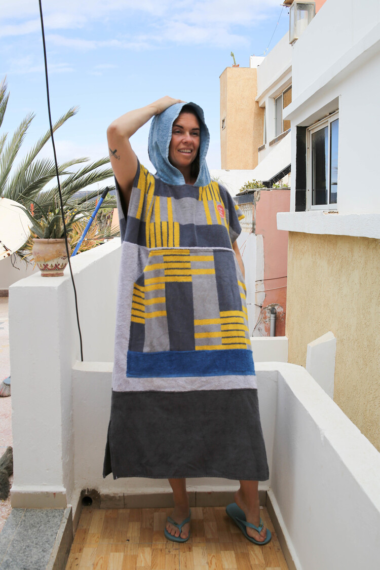 Pray For Waves Friendly Poncho Bamboleo