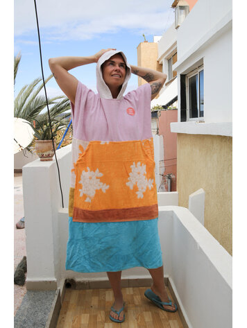 Pray For Waves Friendly Poncho Sunflowers