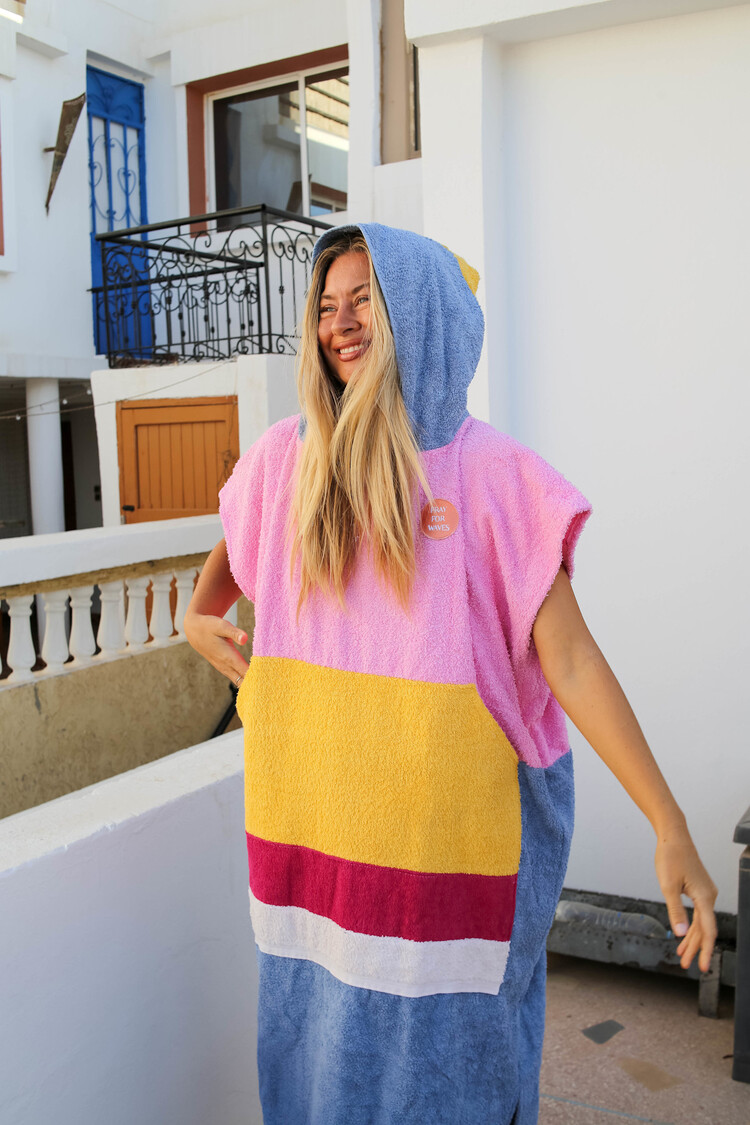 Pray For Waves Friendly Poncho Gold Coast