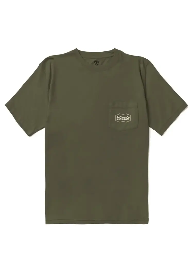 Vissla Ranchero Organic Pkt Tee Surplus