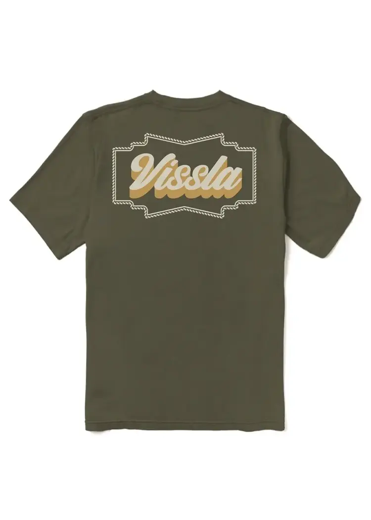 Vissla Ranchero Organic Pkt Tee Surplus