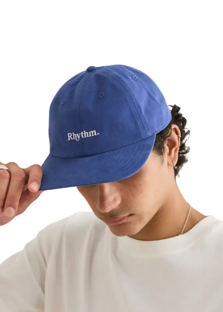 Rhythm Essential Brushed Twill Cap Blue