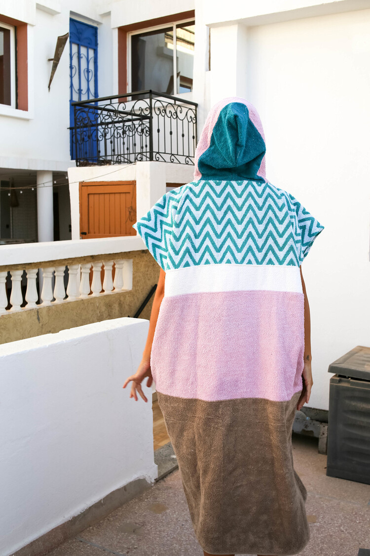 Pray For Waves Friendly Poncho Tanzania