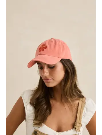 Rhythm Melia Floral Cap Dusty Red