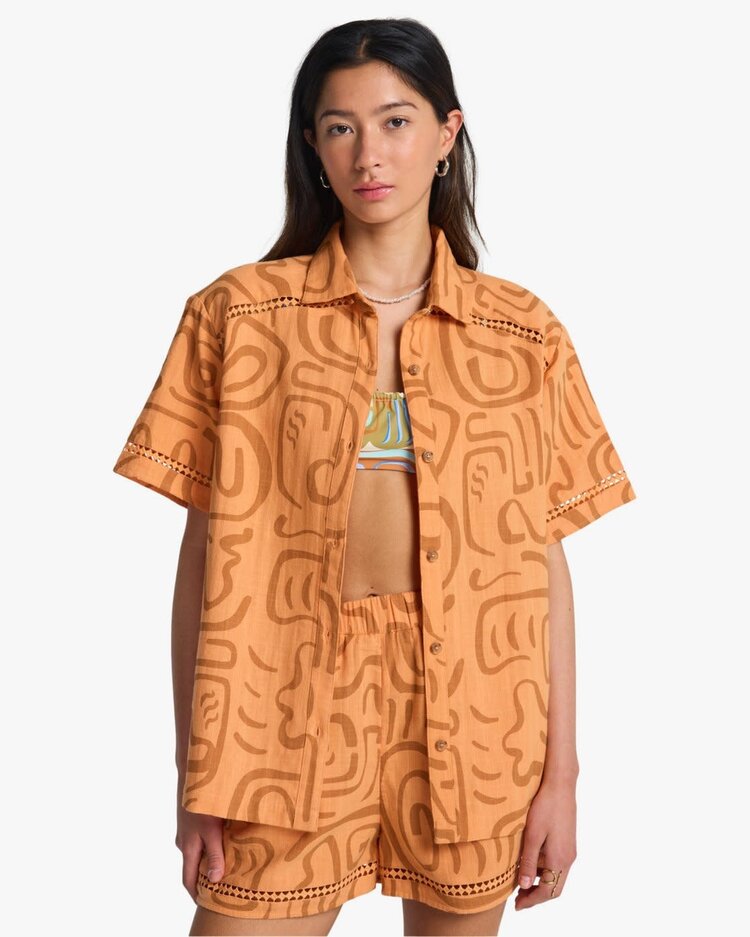Billabong Summers End Shirt Tangerine