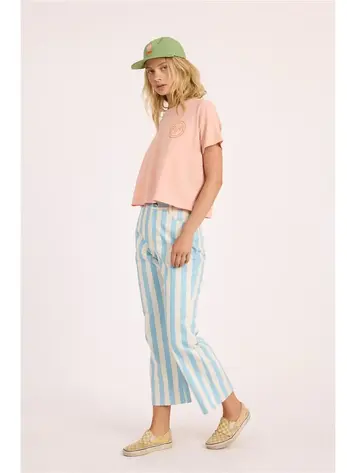 Sisstr Daybreak Crop Tee Beachblush