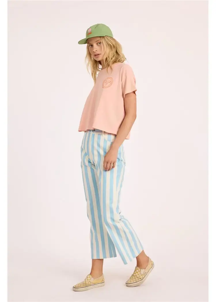Sisstr Daybreak Crop Tee Beachblush