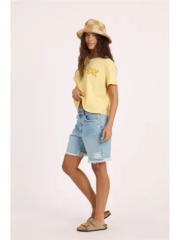 Sisstrevolution Daybreak Crop Tee Seeing citron