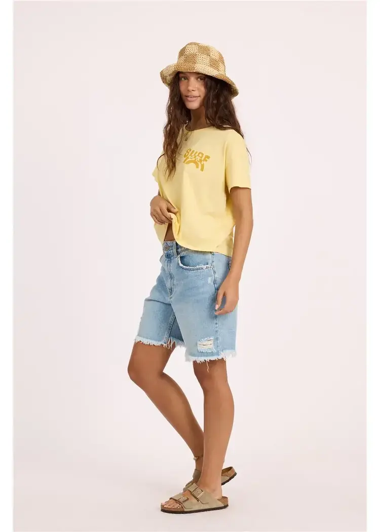 Sisstrevolution Daybreak Crop Tee Seeing citron