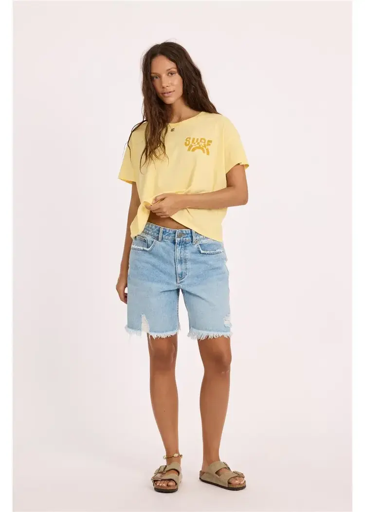Sisstrevolution Daybreak Crop Tee Seeing citron