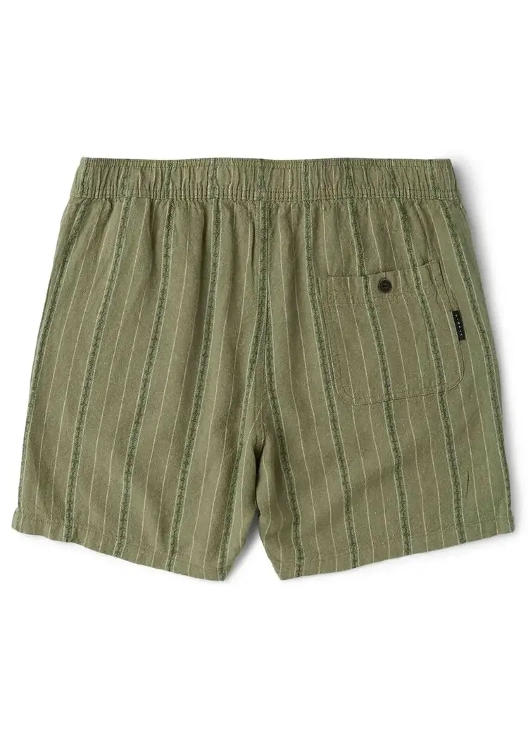 Vissla Grad Stripe 17" Elastic Linen Walkshort Sage