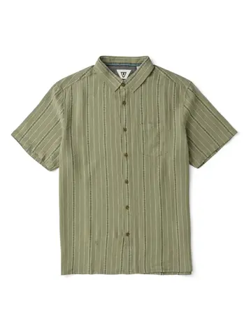 Vissla Linen Pin Shirt Sage
