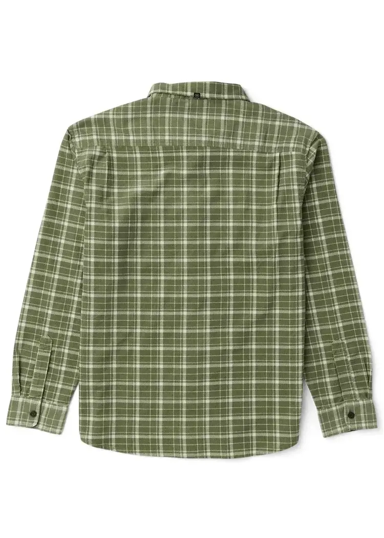 Vissla Rails Cord Printed Eco Ls Shirt Sage