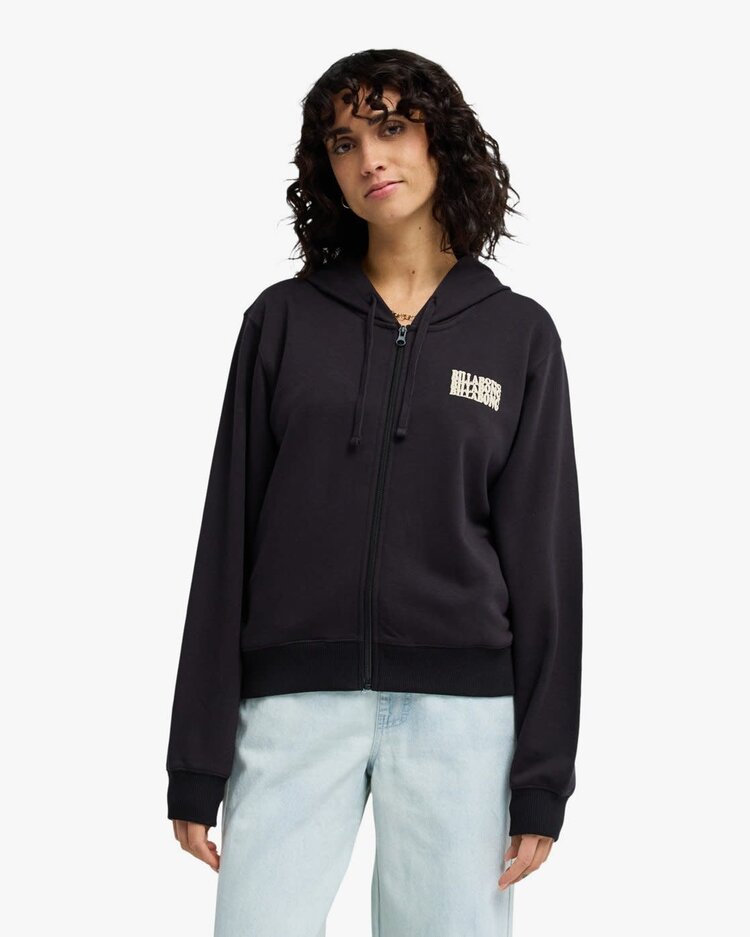 Billabong Zip Family Hood Black Pebble