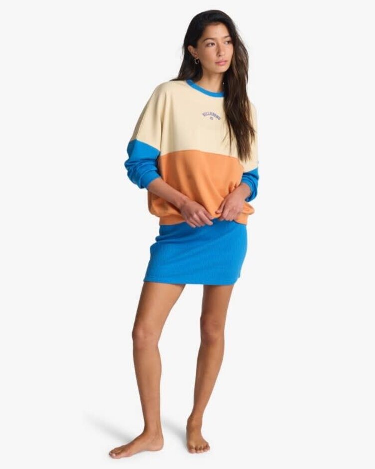 Billabong Jump Around Block Sweater - Tangerine