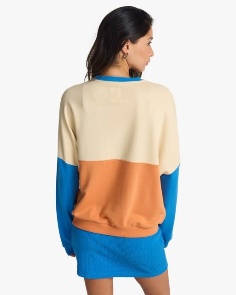 Billabong Jump Around Block Sweater - Tangerine