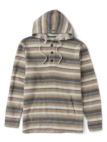 Vissla Descanso Hooded Popover Light Khaki