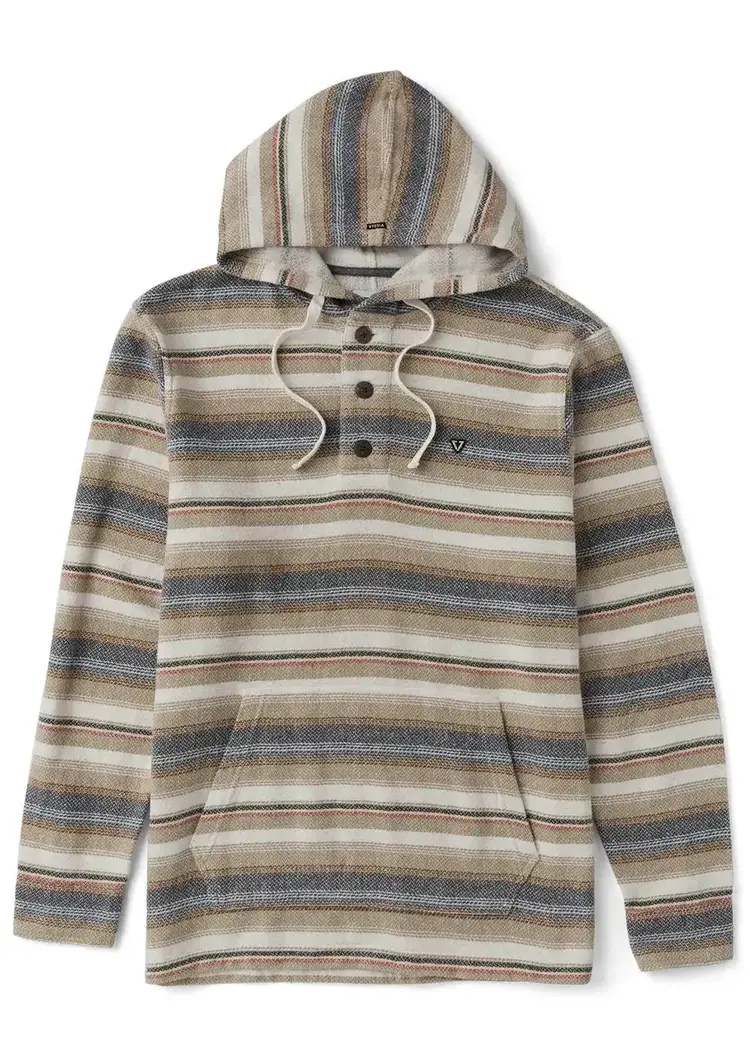 Vissla Descanso Hooded Popover Light Khaki