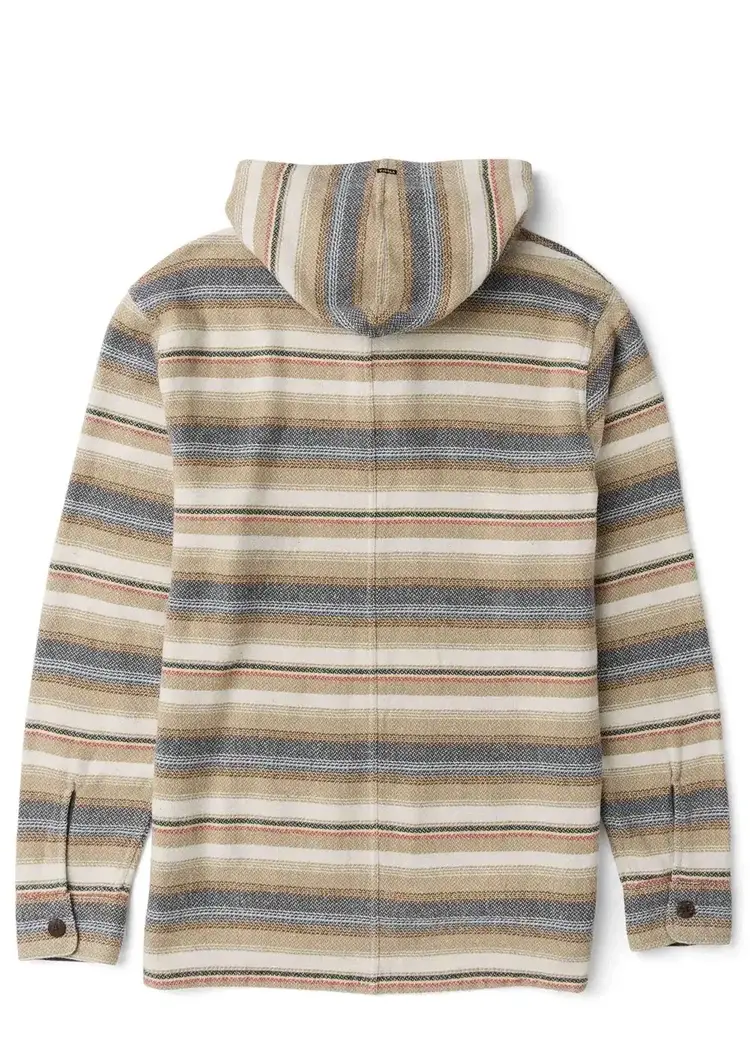 Vissla Descanso Hooded Popover Light Khaki