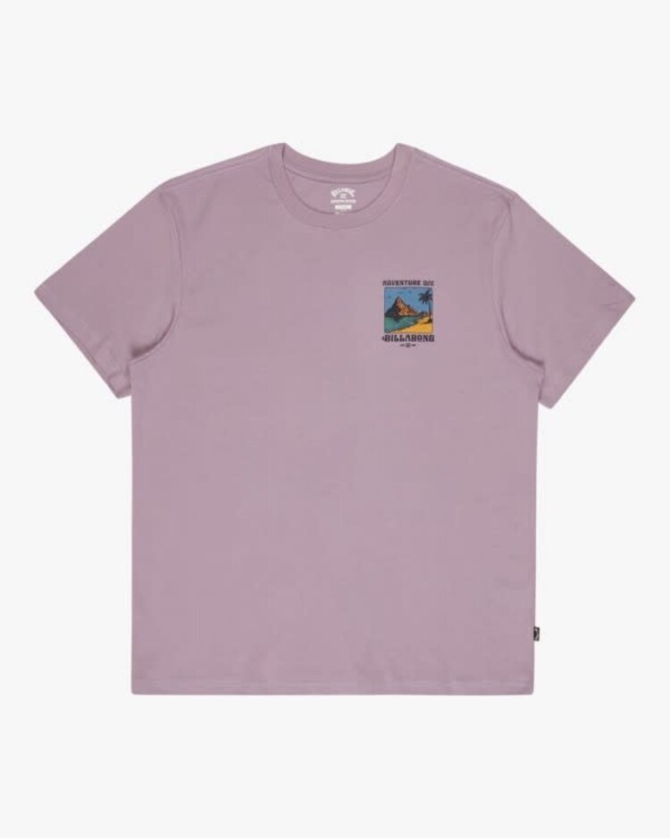 Billabong Post Cards Tee Purple Ash