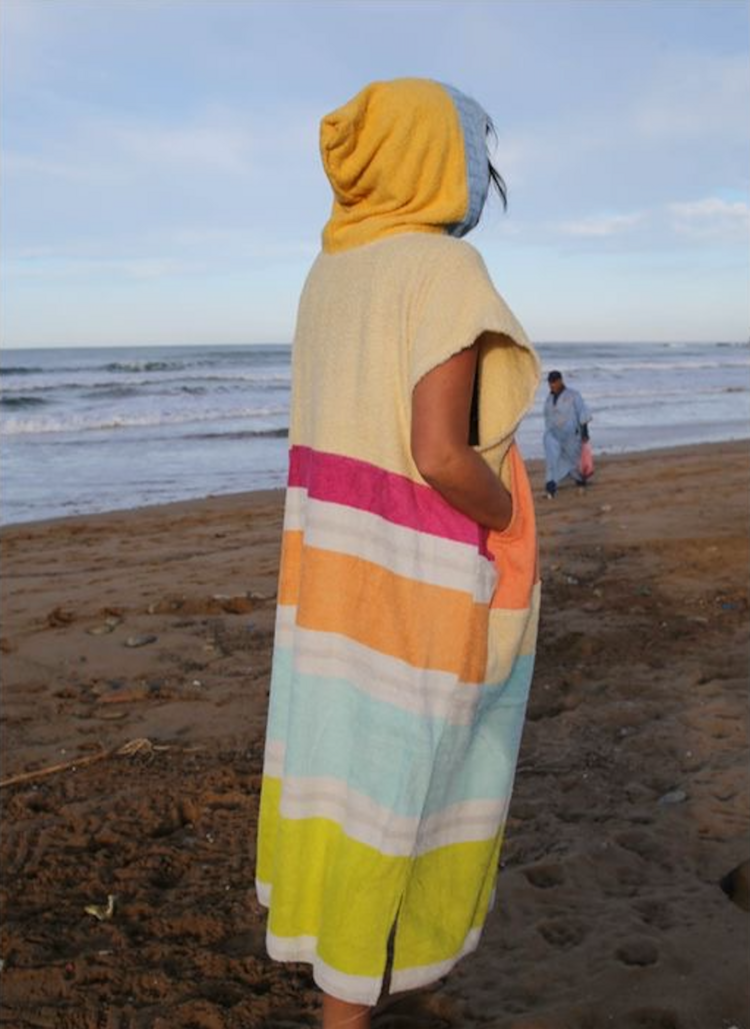Pray For Waves Friendly Poncho Tulum