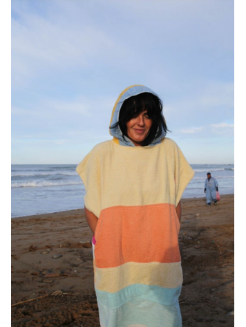 Pray For Waves Friendly Poncho Tulum