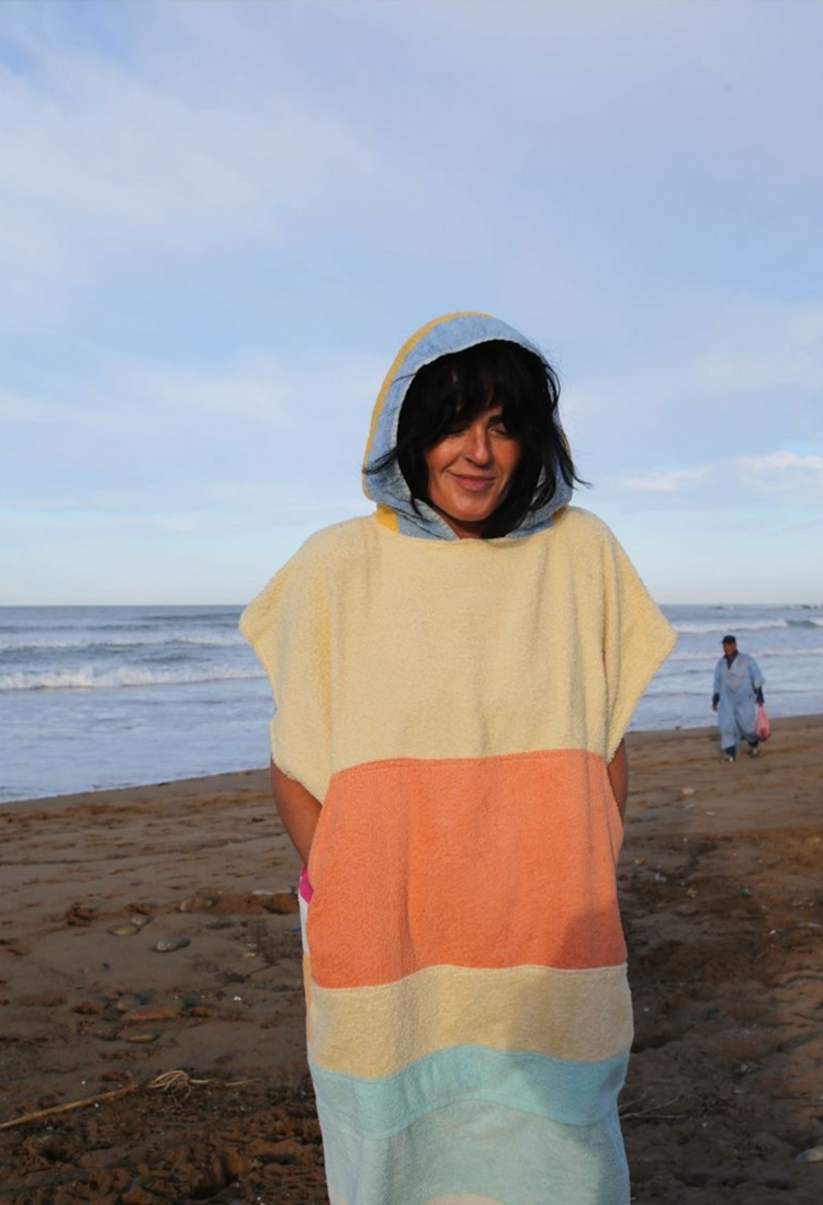Pray For Waves Friendly Poncho Tulum