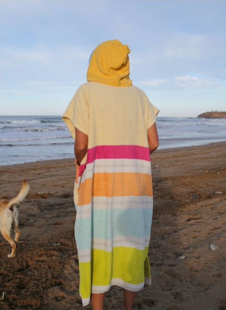 Pray For Waves Friendly Poncho Tulum