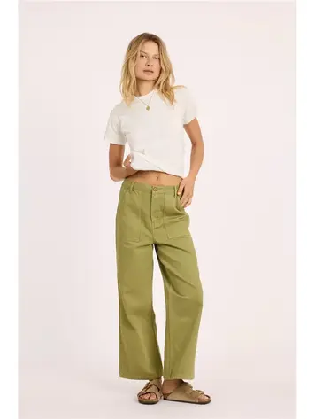 Sisstrevolution Blake Denim Pant Seaweed