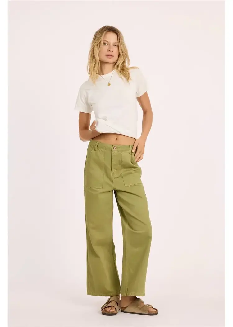 Sisstrevolution Blake Denim Pant Seaweed
