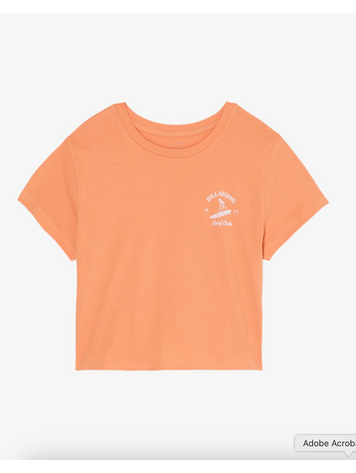 Billabong Surf The Waves Tee Tangerine