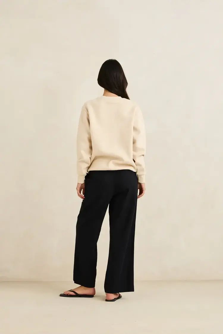 Rhythm Classic Brand Fleece Oat
