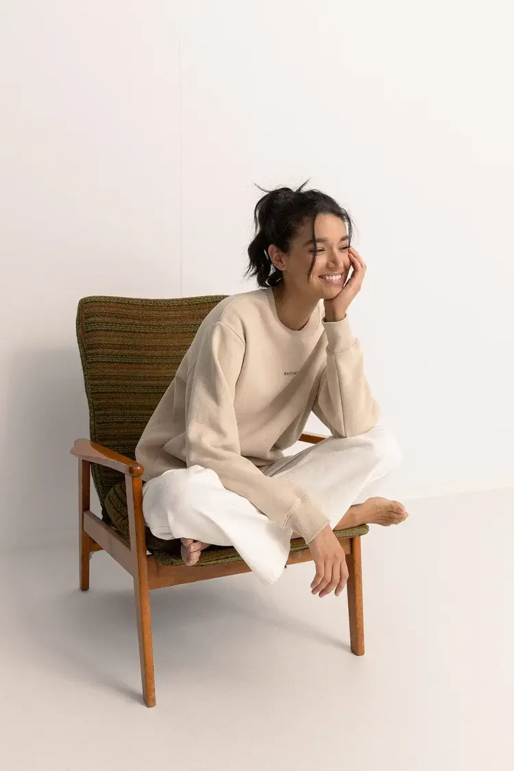 Rhythm Classic Brand Fleece Oat
