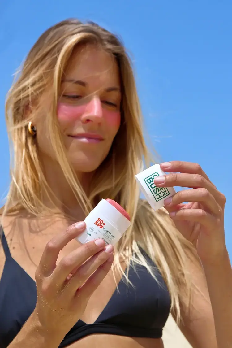 Greenbush Sunscreen stick - spf 50+ - Coral pink