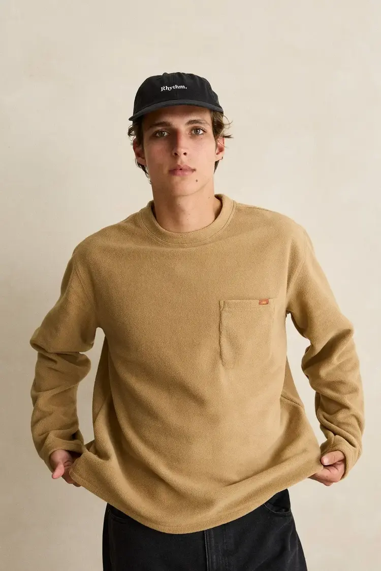 Awake Polar Fleece Ls Camel