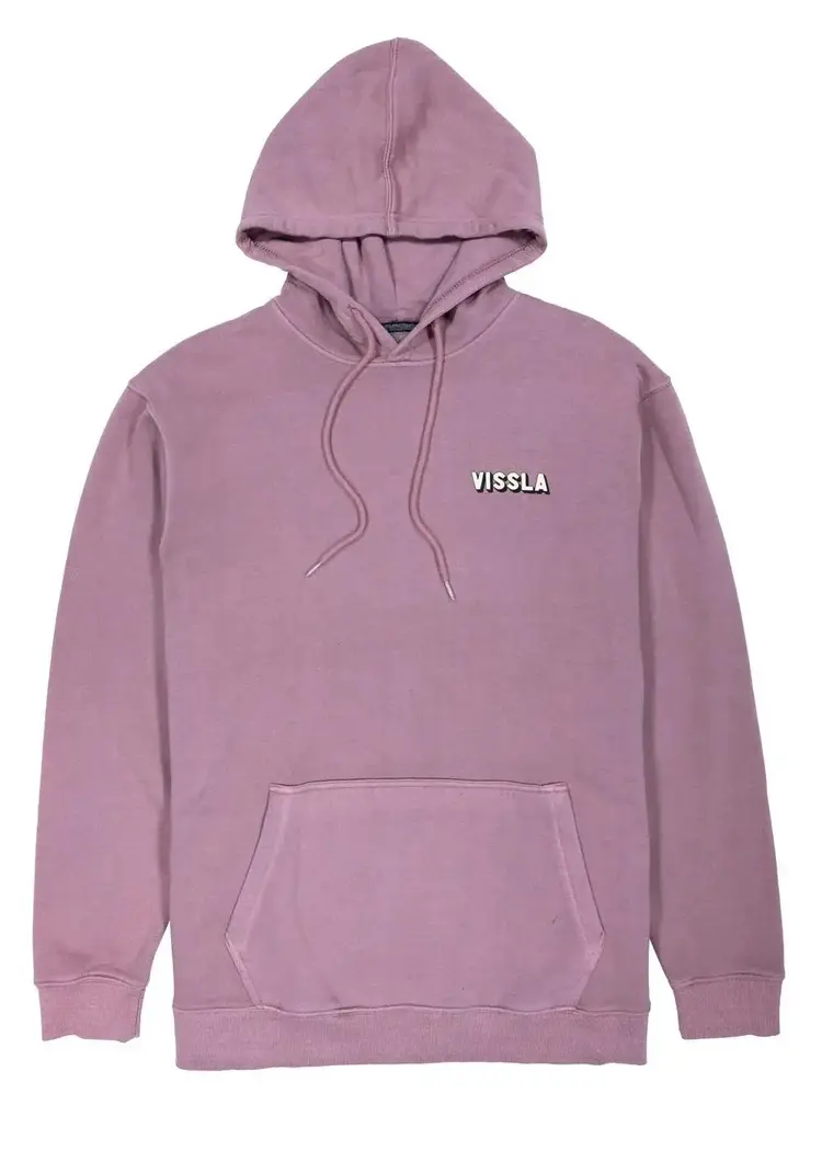 Vissla Drop Down Eco Fleece Hoodie Rose