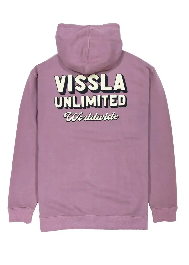 Vissla Drop Down Eco Fleece Hoodie Rose