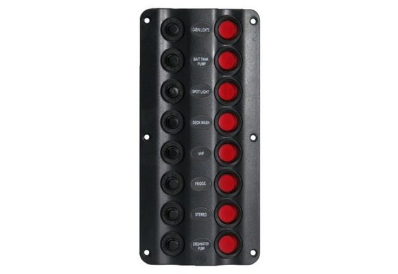Schakelpaneel wave 8 schakelaars 12V