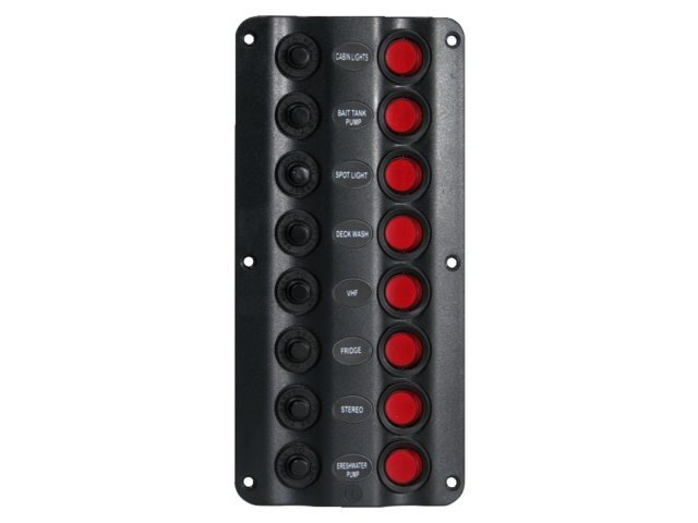 Schakelpaneel wave 8 schakelaars 12V