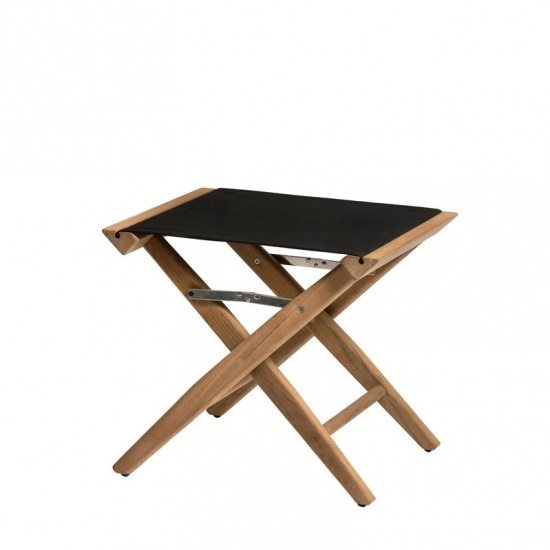 Regisseurskruk | Zwart canvas